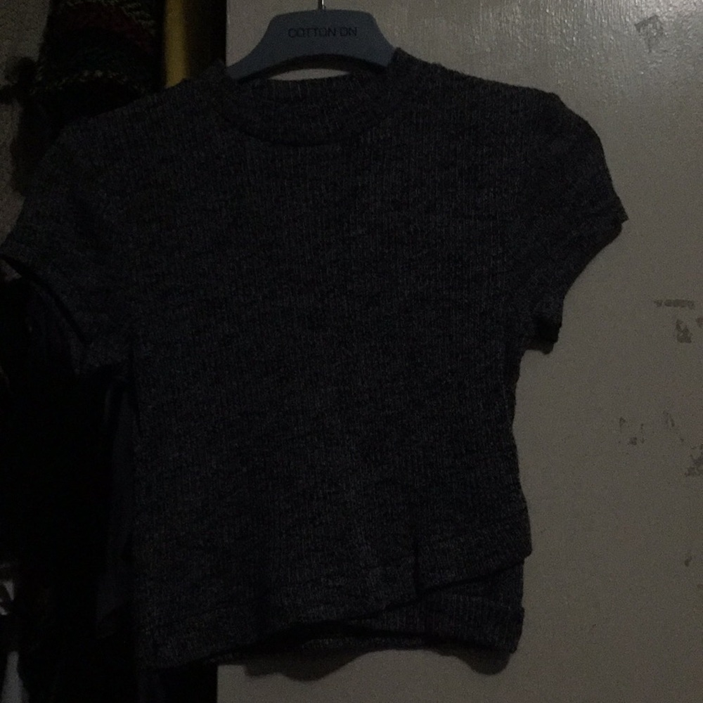 Knit crop top